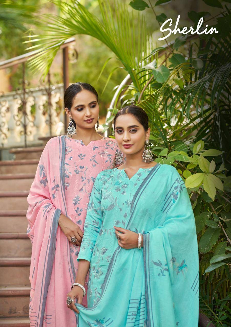 Sargam sherlin Dress materials wholesale suppliers